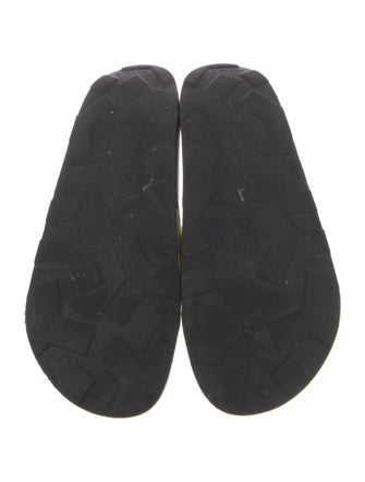 Bally Rubber Colorblock Pattern Slides