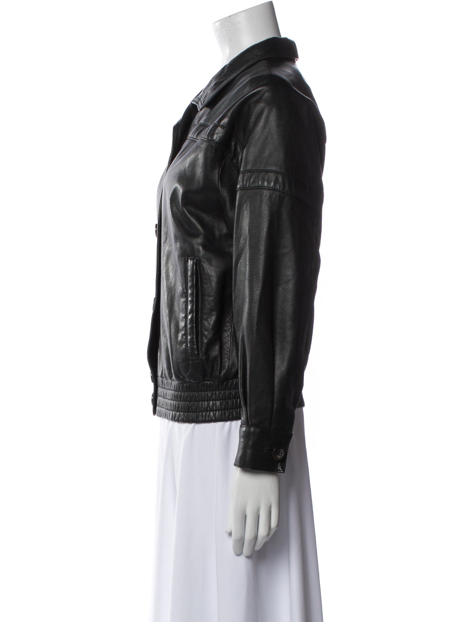Bally Leather Bomber Jacket