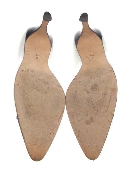 Bally Leather Colorblock Pattern Pumps