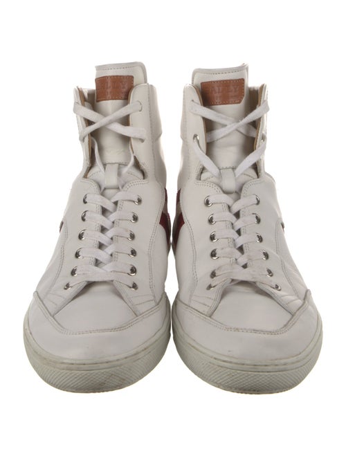 Bally Leather Printed Sneakers