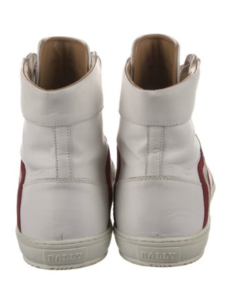 Bally Leather Printed Sneakers