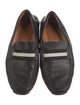 Bally Leather Colorblock Pattern Drivers