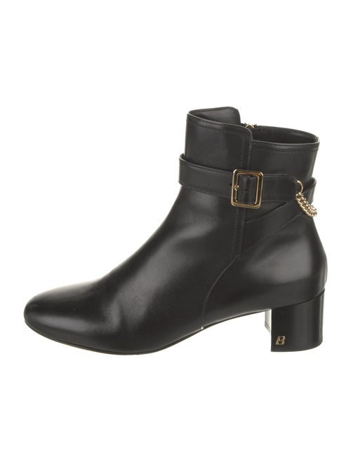 Bally Leather Chain-Link Accents Boots