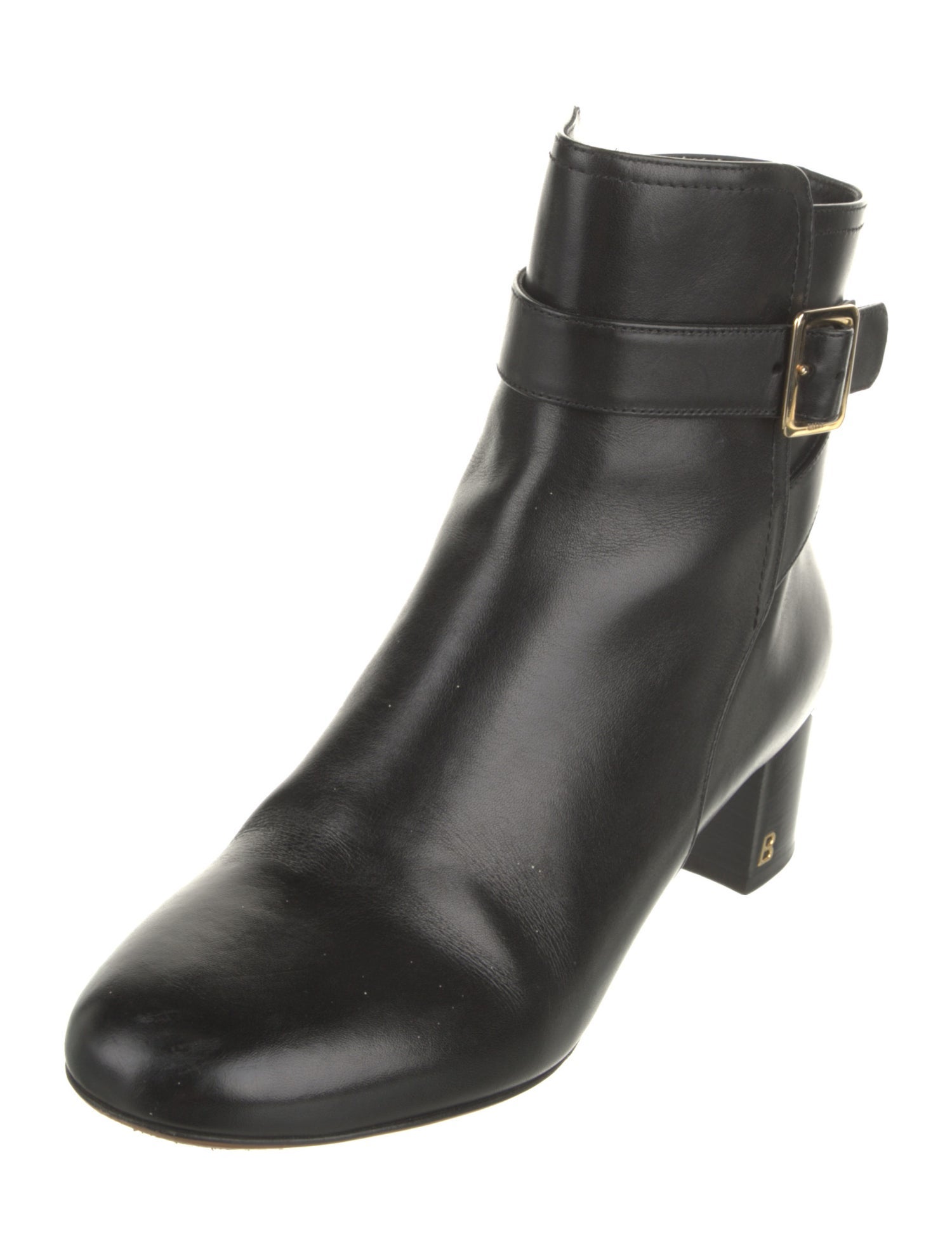 Bally Leather Chain-Link Accents Boots