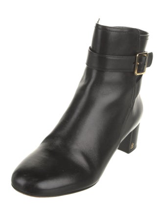 Bally Leather Chain-Link Accents Boots