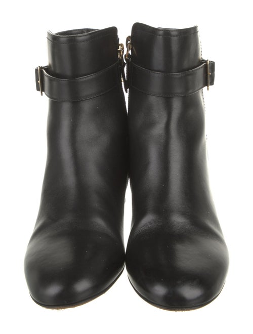 Bally Leather Chain-Link Accents Boots