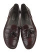 Bally Leather Tassel Accents Loafers