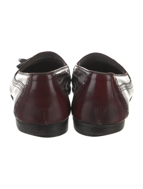 Bally Leather Tassel Accents Loafers