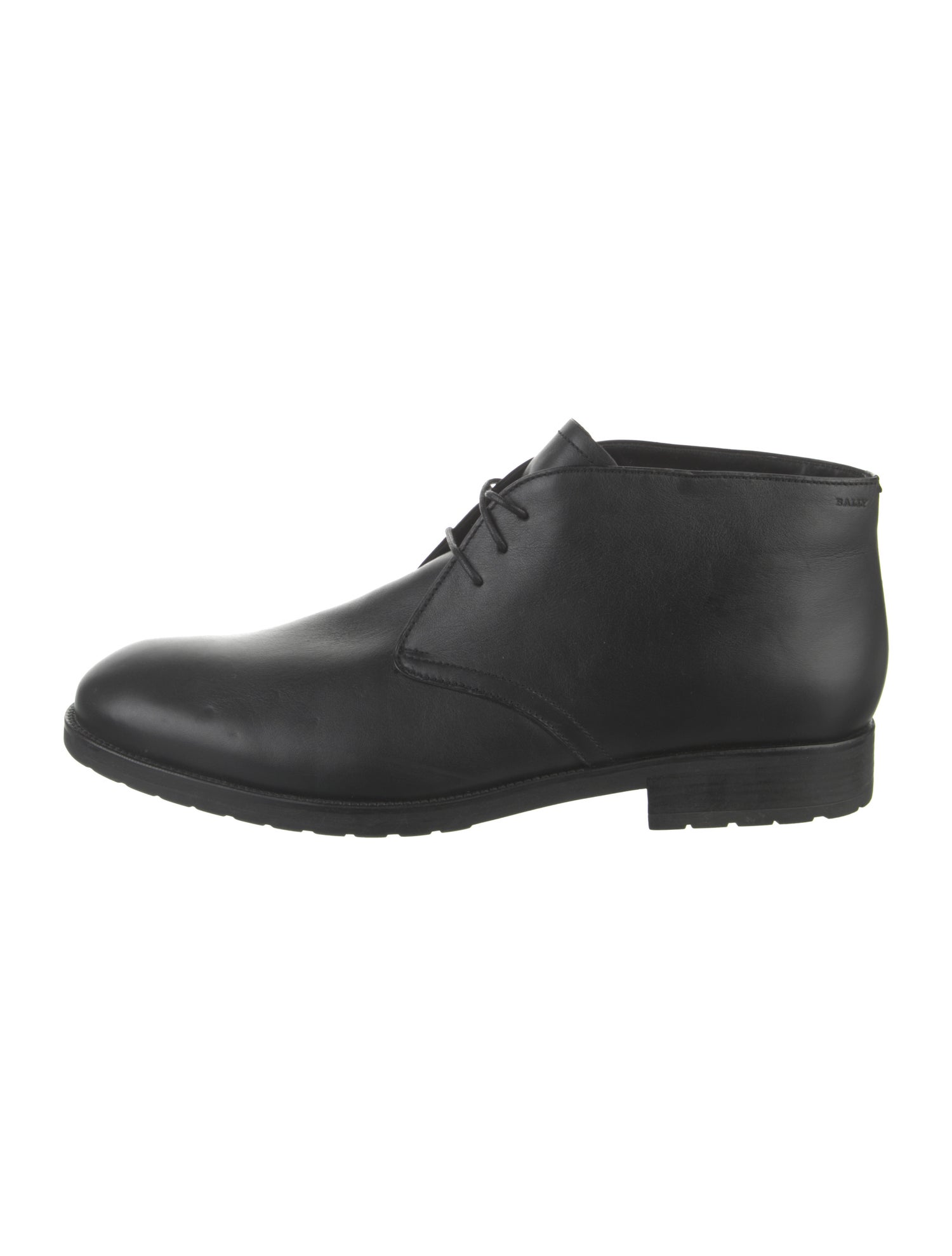 Bally Leather Lace-Up Boots