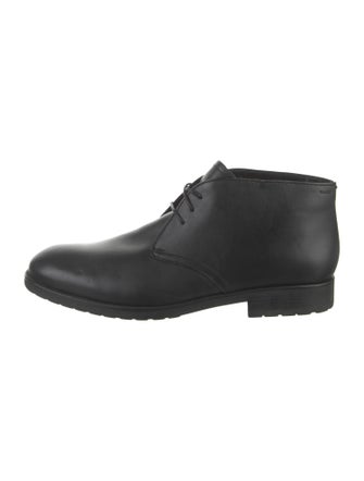 Bally Leather Lace-Up Boots