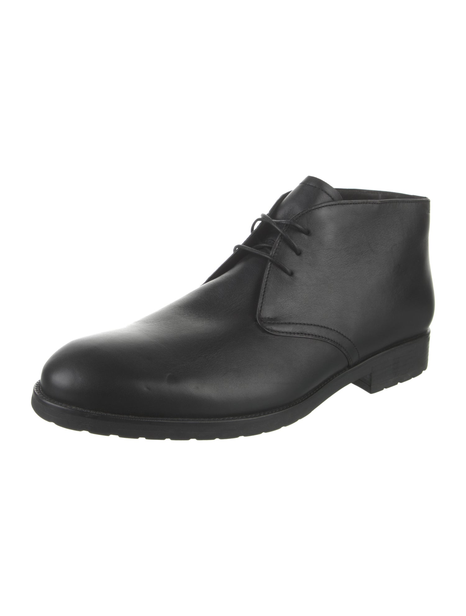 Bally Leather Lace-Up Boots