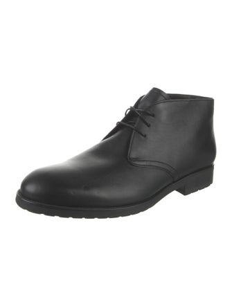 Bally Leather Lace-Up Boots