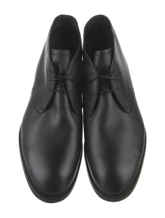 Bally Leather Lace-Up Boots