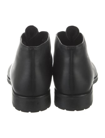 Bally Leather Lace-Up Boots