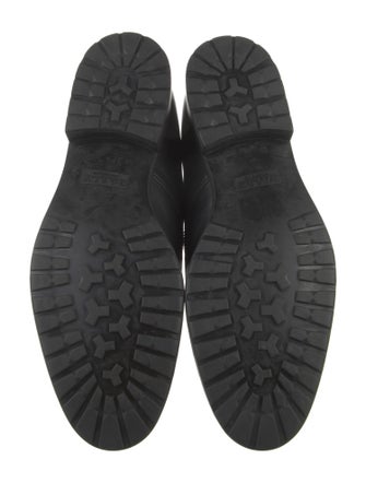 Bally Leather Lace-Up Boots