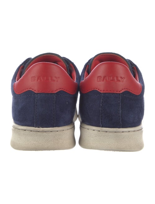 Bally Suede Colorblock Pattern Sneakers