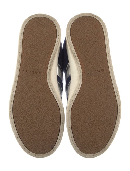 Bally Suede Colorblock Pattern Sneakers