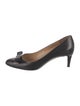 Bally Leather Bow Accents Pumps