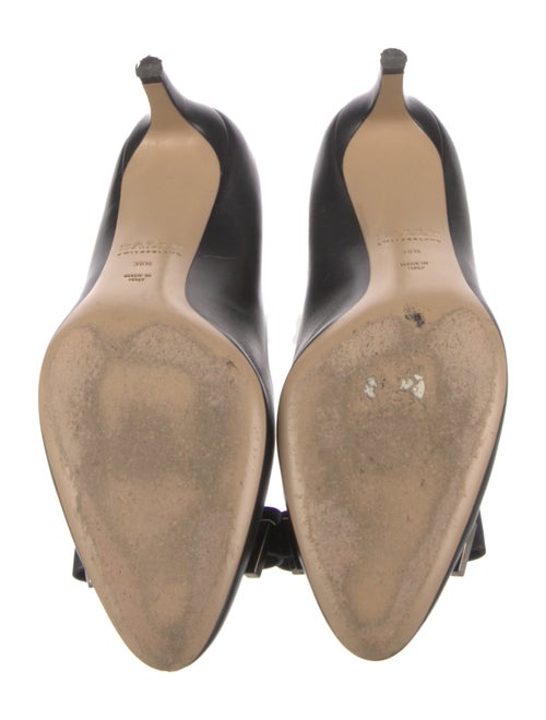 Bally Leather Bow Accents Pumps