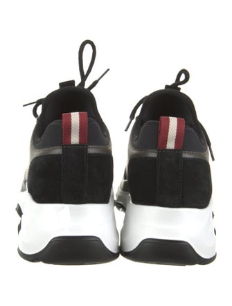 Bally Leather Printed Chunky Sneakers