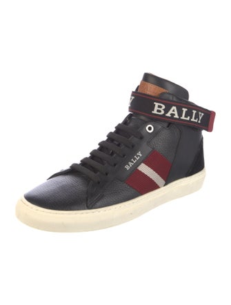 Bally Leather Printed Sneakers