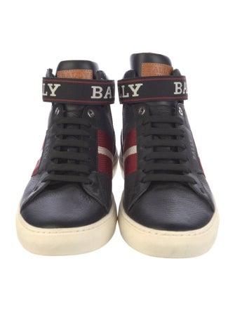 Bally Leather Printed Sneakers