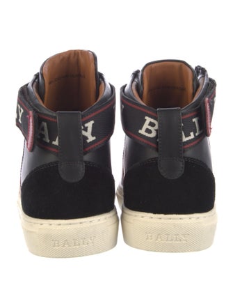 Bally Leather Printed Sneakers