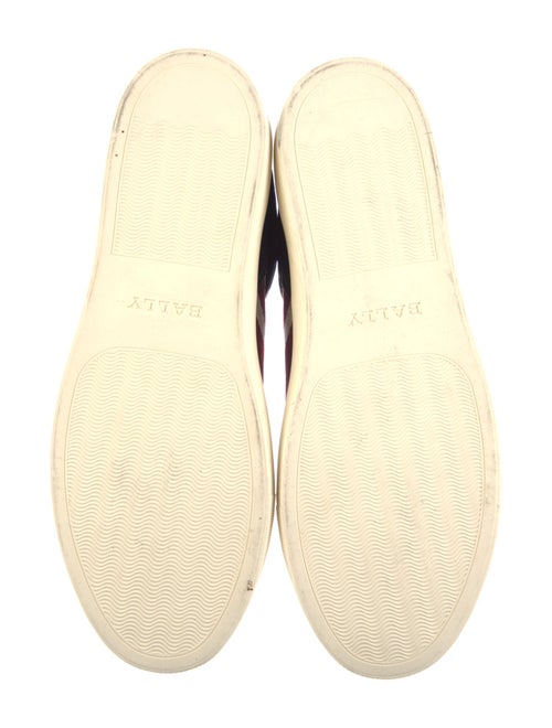 Bally Leather Printed Sneakers