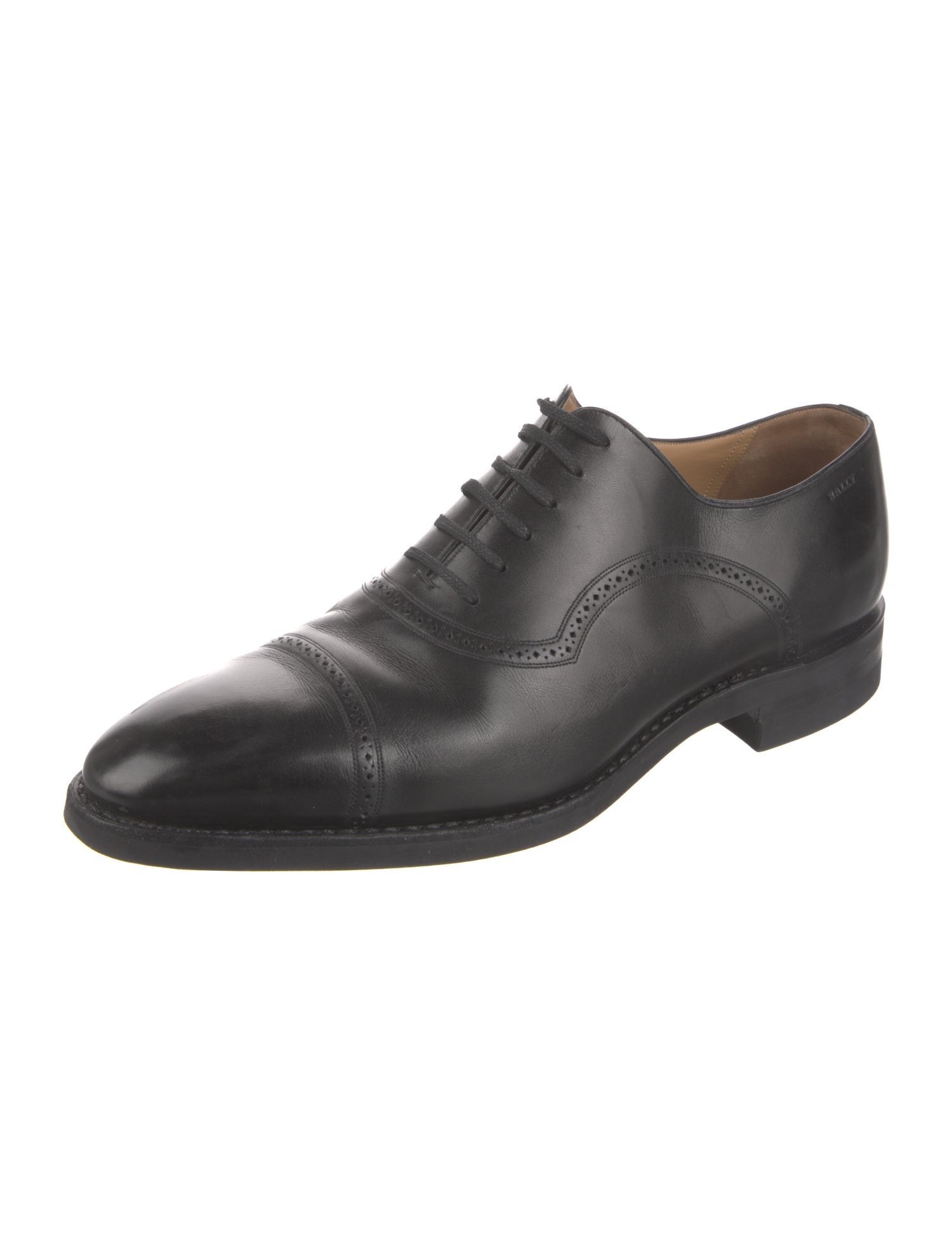 Bally Leather Eyelet Trim Brogues