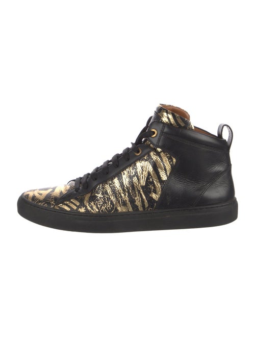 Bally Leather Printed Sneakers