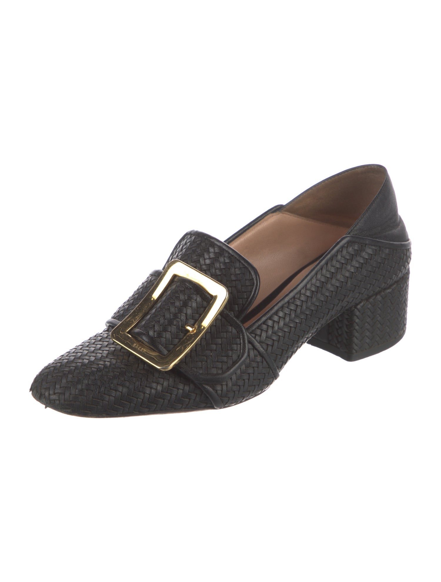 Bally Leather Printed Pumps