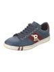Bally Leather Colorblock Pattern Sneakers