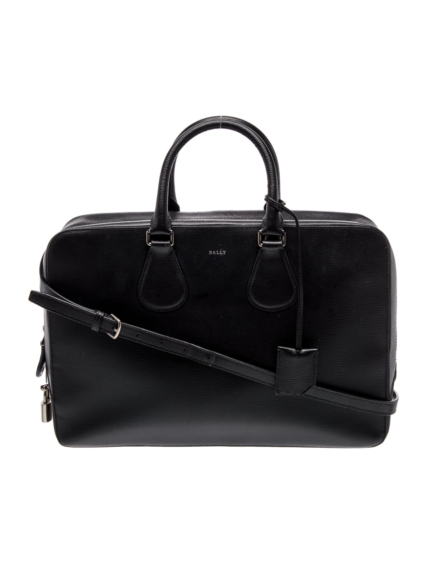 Bally Leather Top Handle Bag