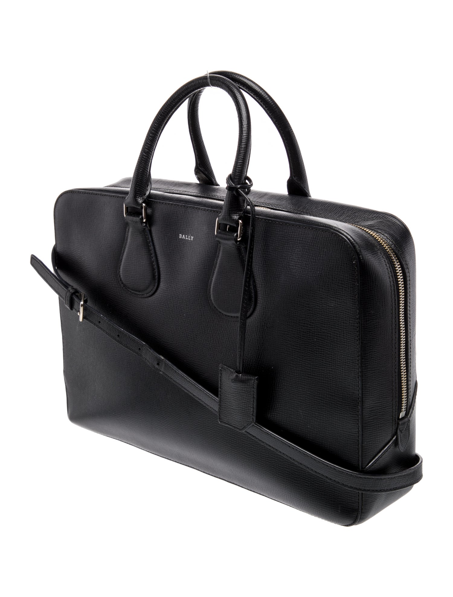 Bally Leather Top Handle Bag