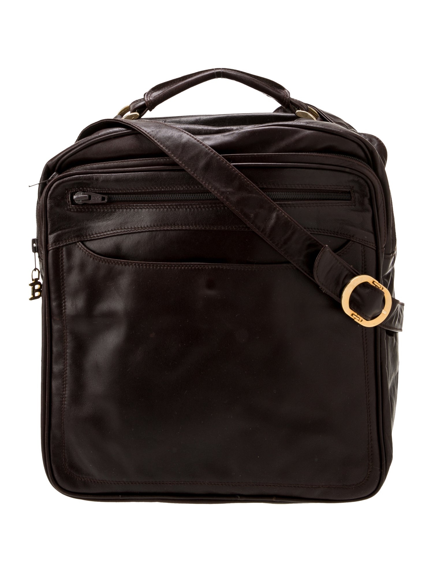 Bally Leather Messenger Bag