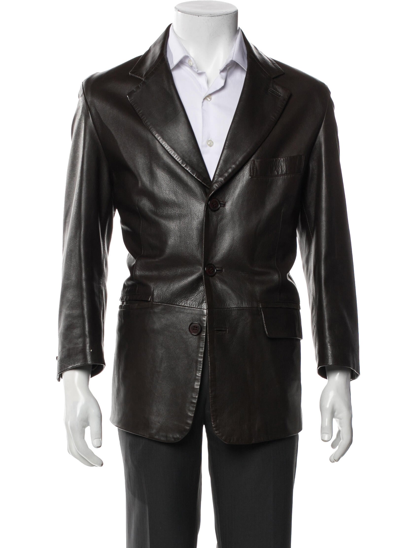 Bally Leather Moto Jacket