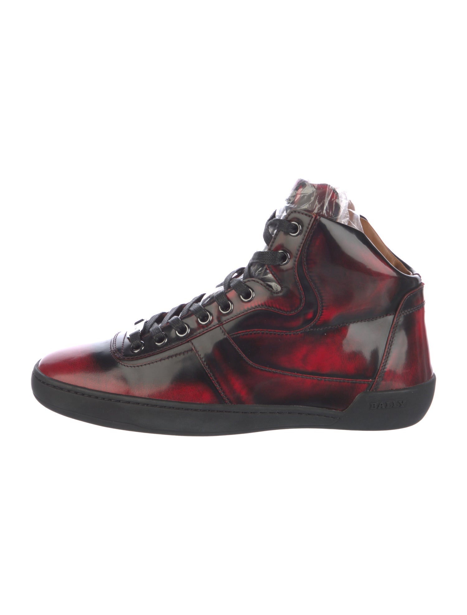 Bally Leather Printed Sneakers