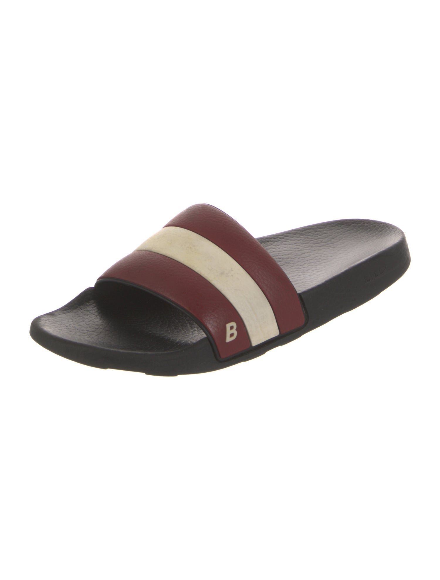 Bally Rubber Striped Slides