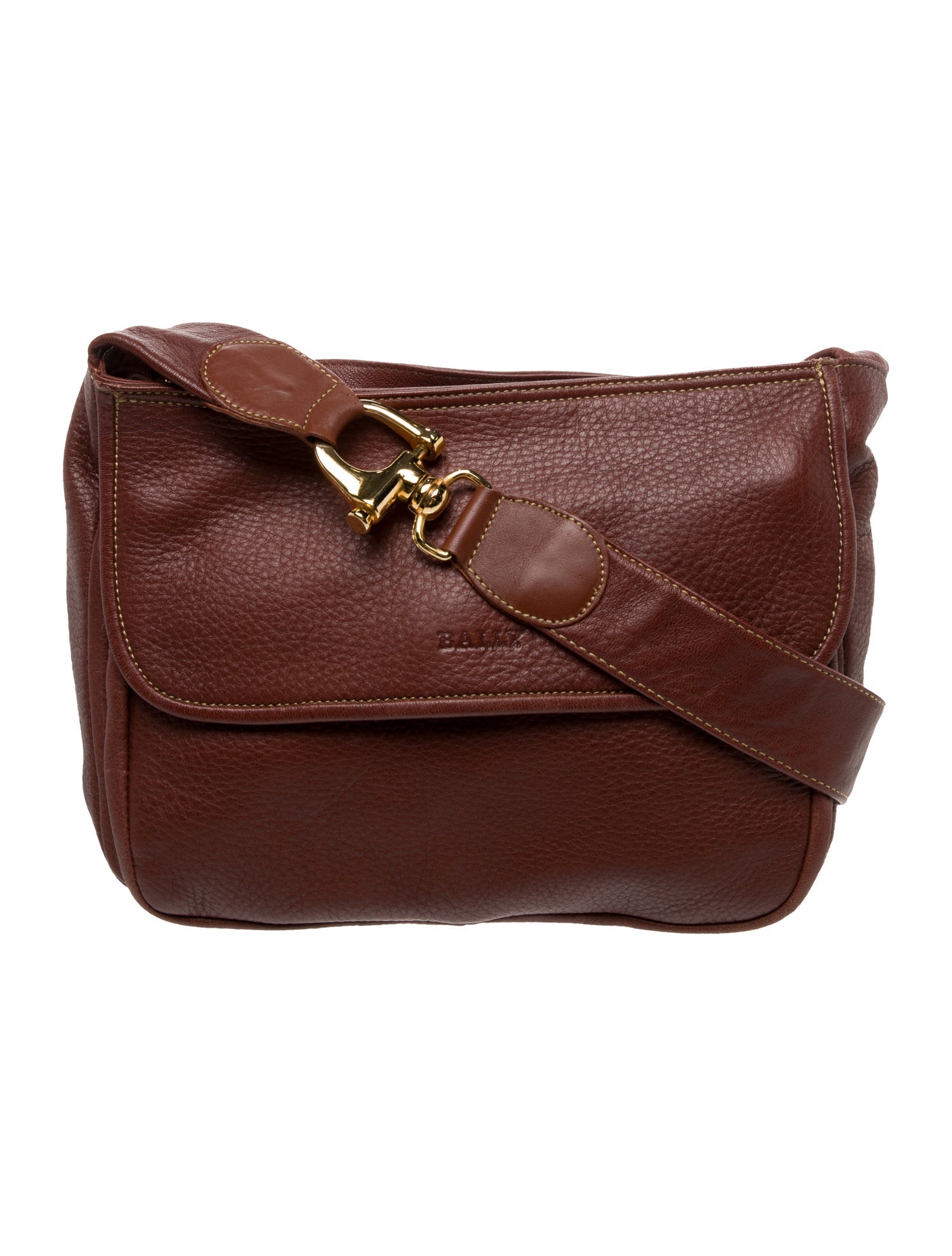 Bally Leather Messenger Bag
