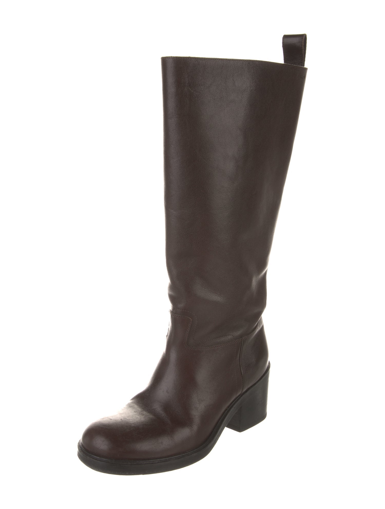 Bally Leather Riding Boots