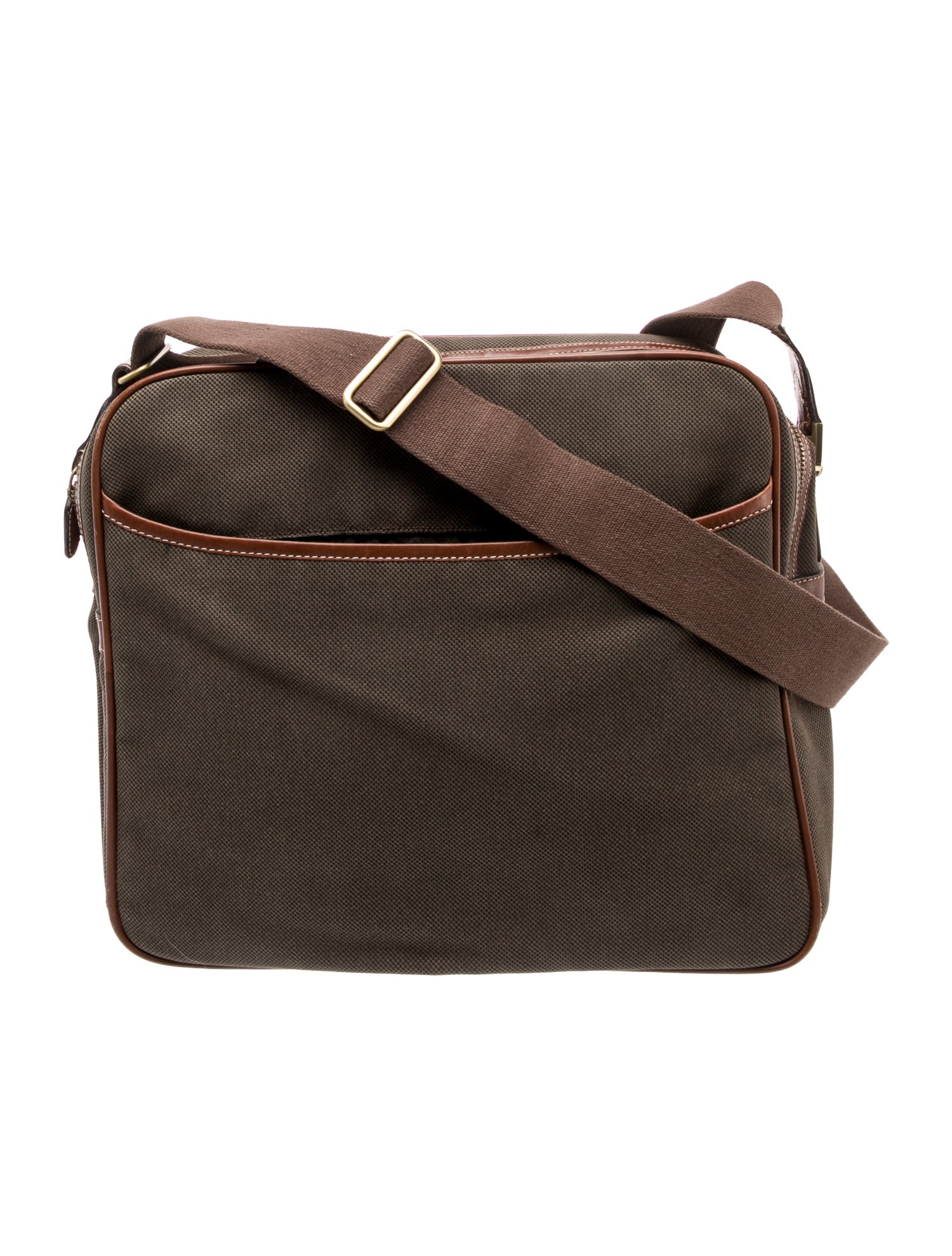 Bally Canvas Messenger Bag