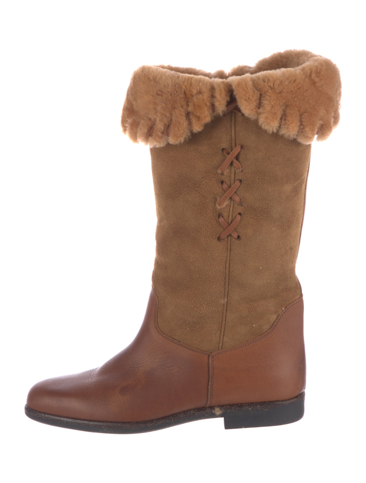 Bally Leather Rain Boots