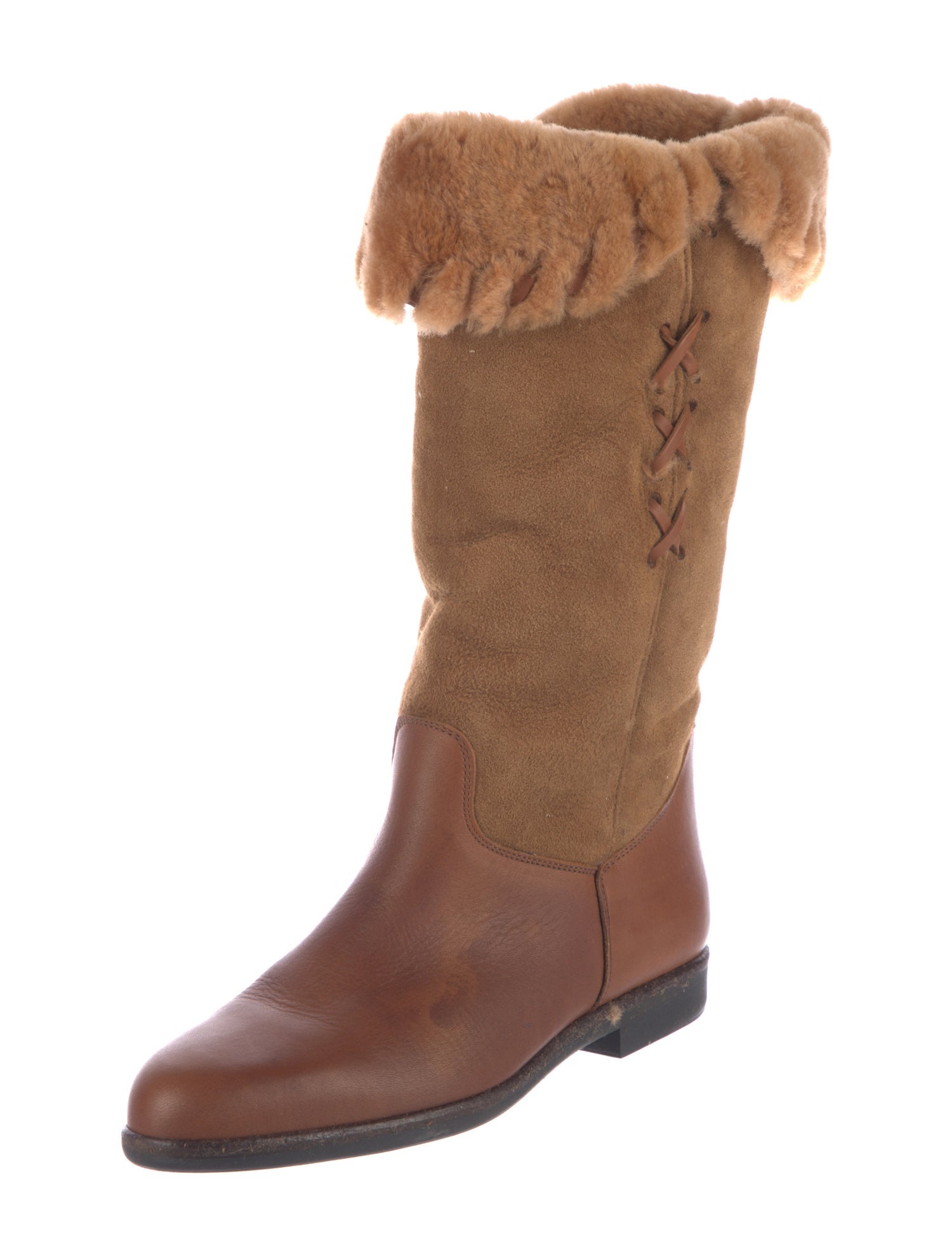 Bally Leather Rain Boots