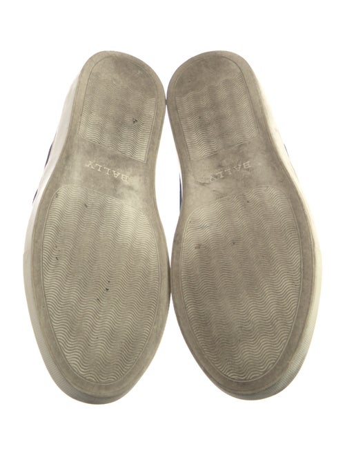 Bally Leather Printed Sneakers