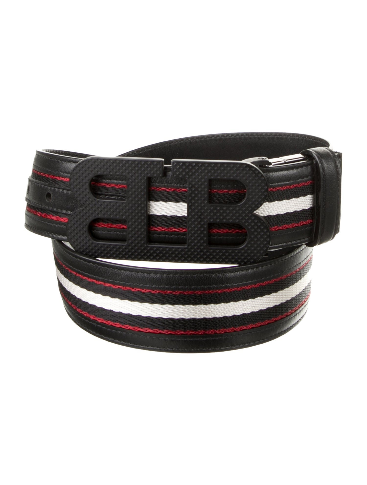 Bally Leather Grosgrain Trim Belt Kit