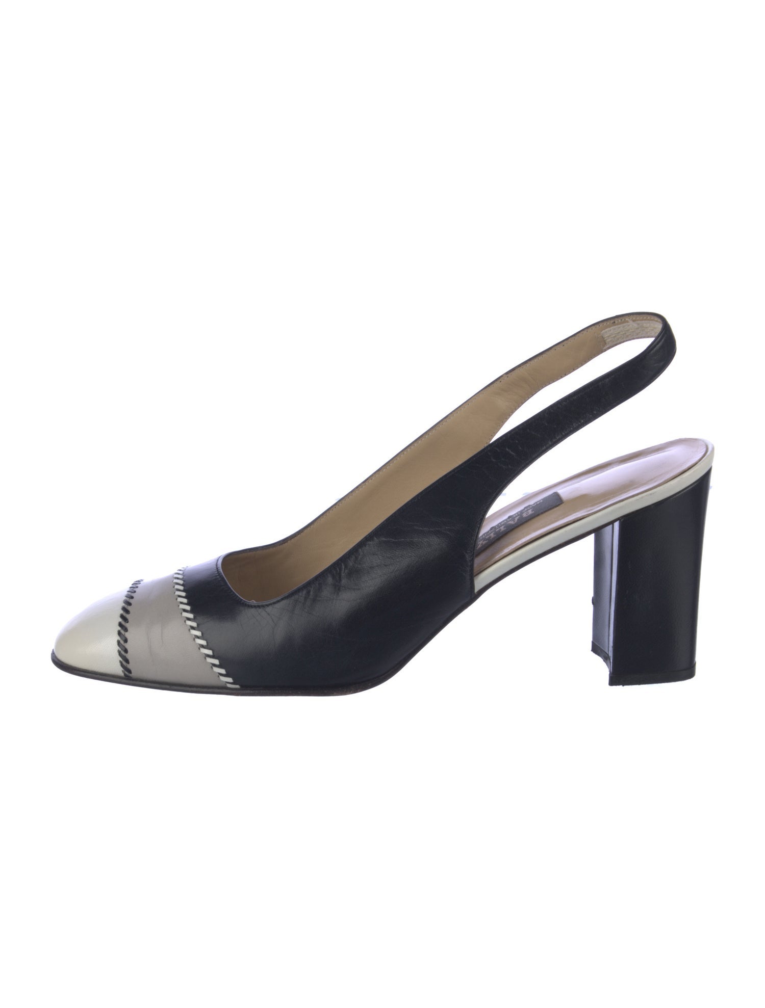 Bally Leather Slingback Pumps