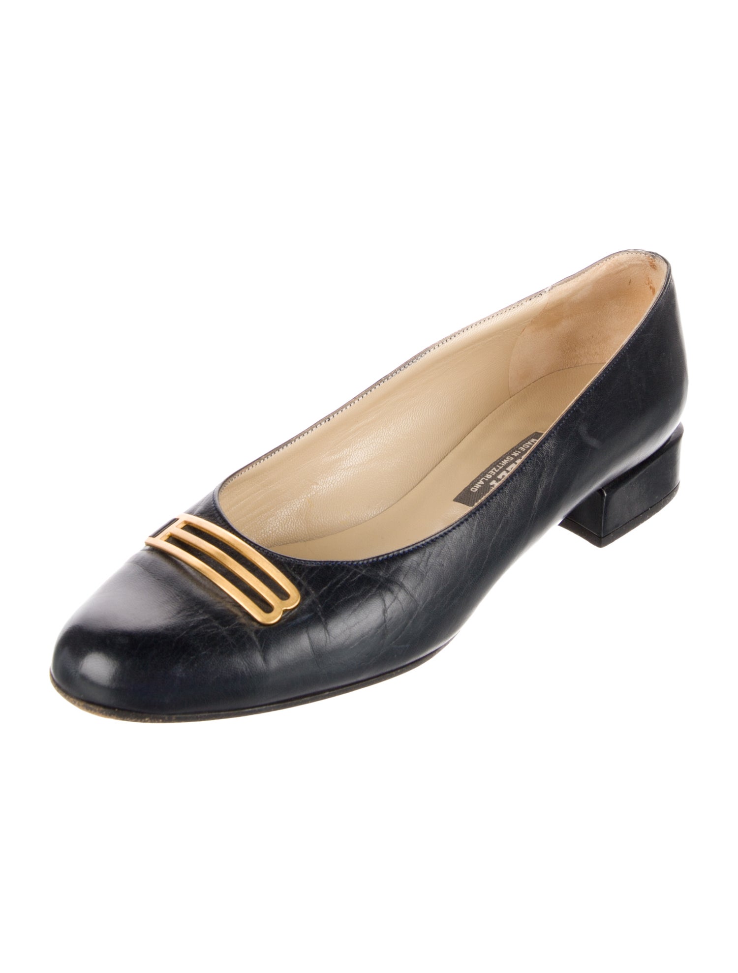 Bally Leather Ballet Flats