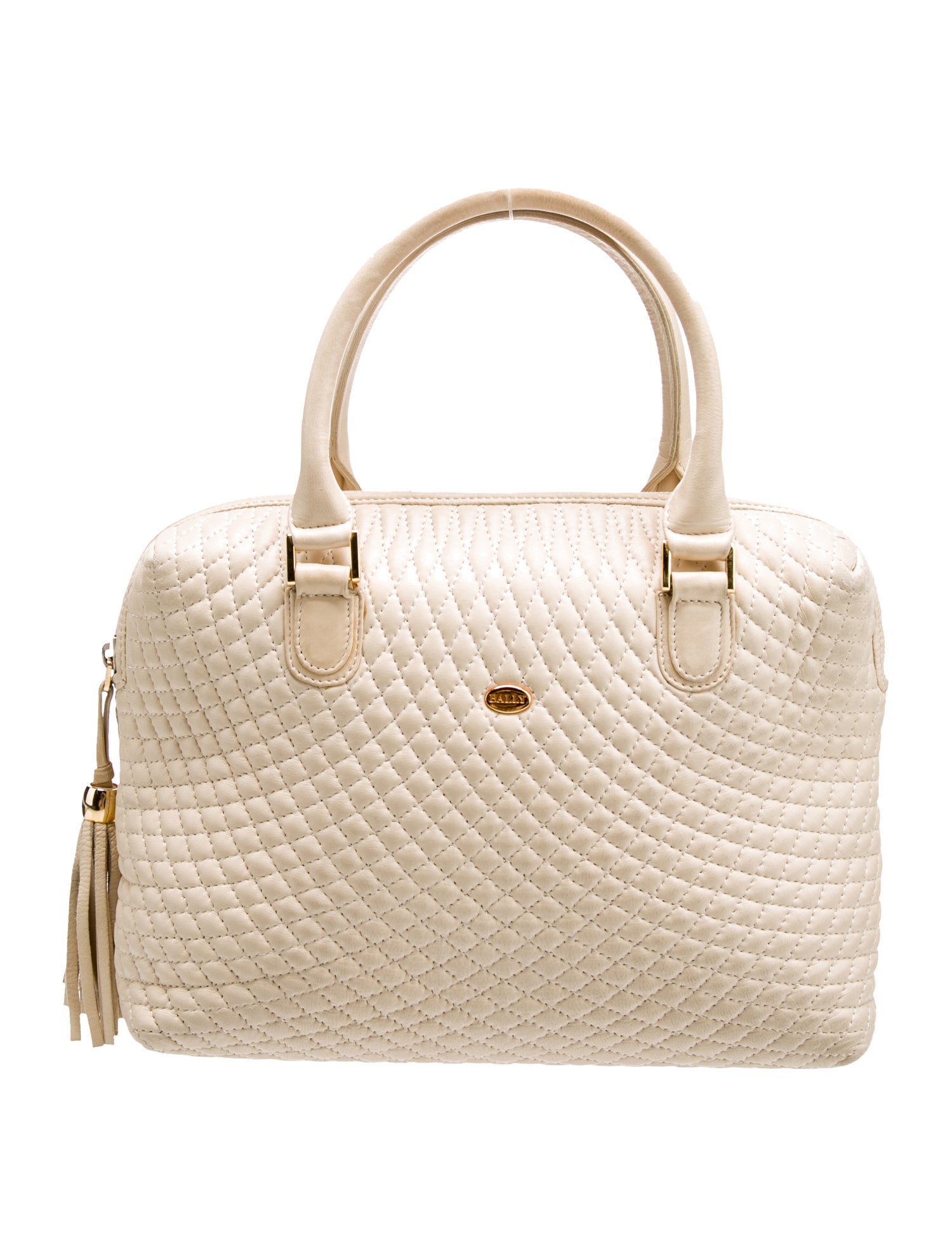 Bally Leather Top Handle Bag