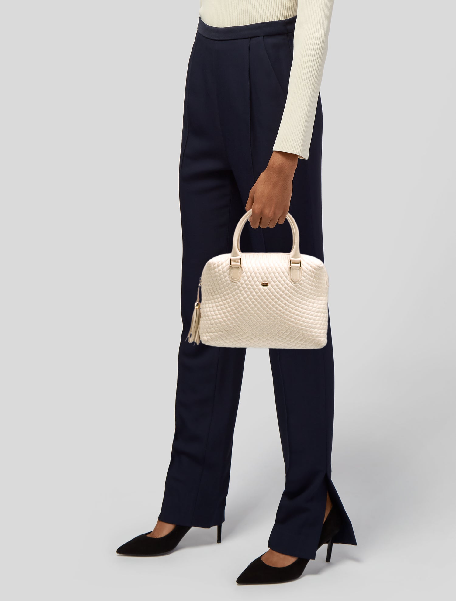 Bally Leather Top Handle Bag