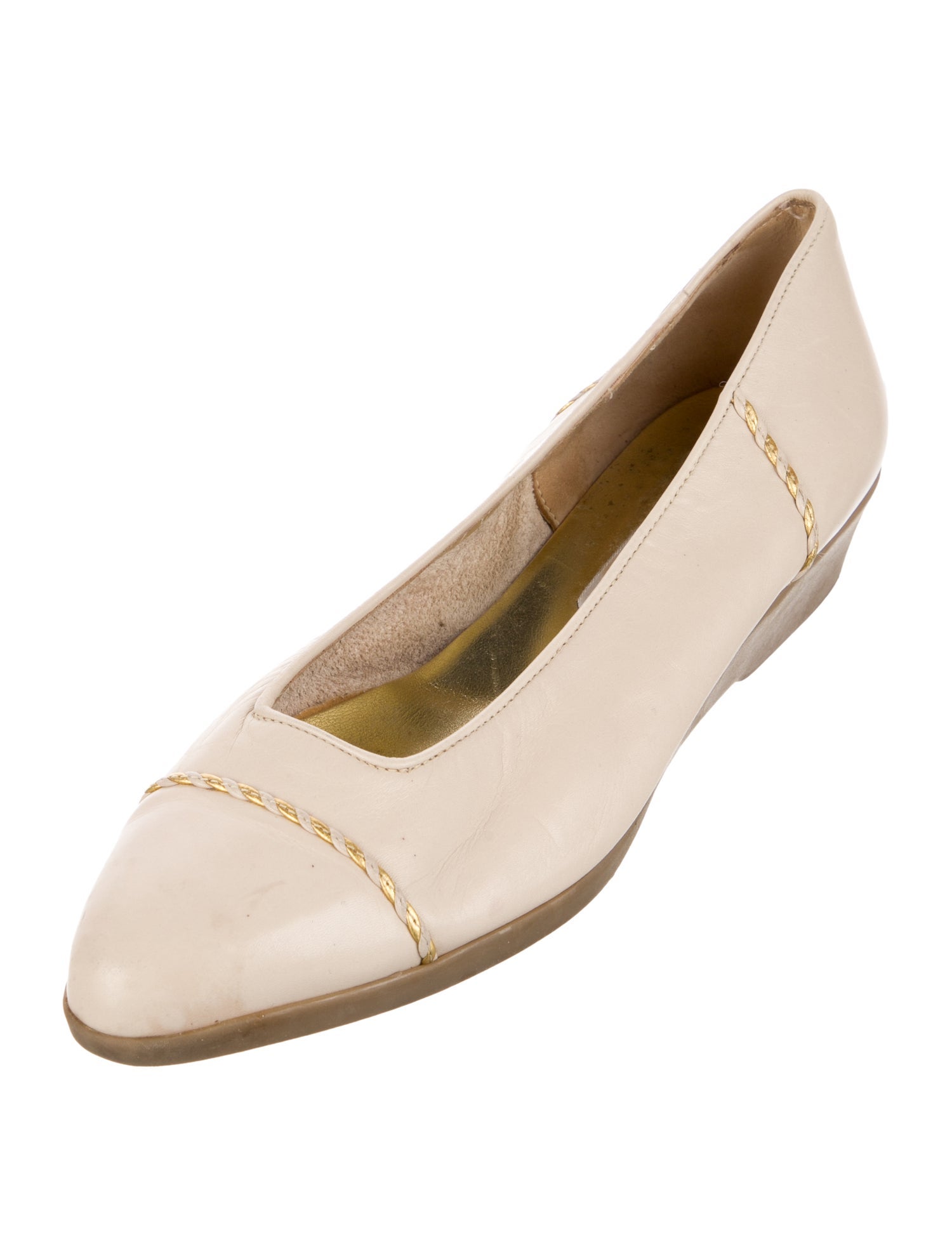 Bally Leather Ballet Flats